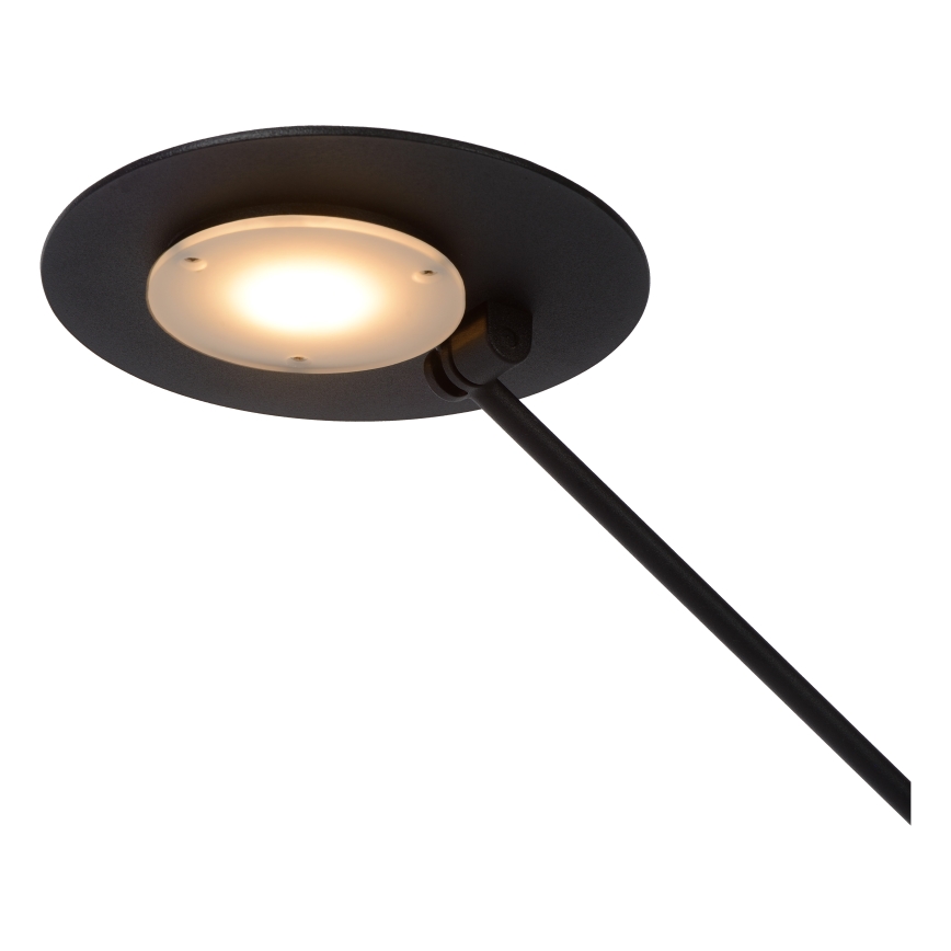 Lucide 19666/09/30 - LED Dimbar bordslampa ANSELMO LED/9W/230V svart