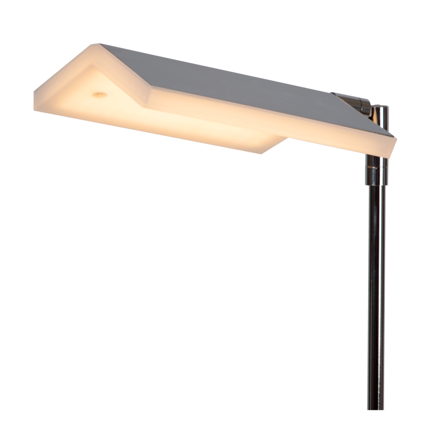 Lucide 19730/10/11 - LED Dimbar golvlampa AARON LED/12W/230V krom