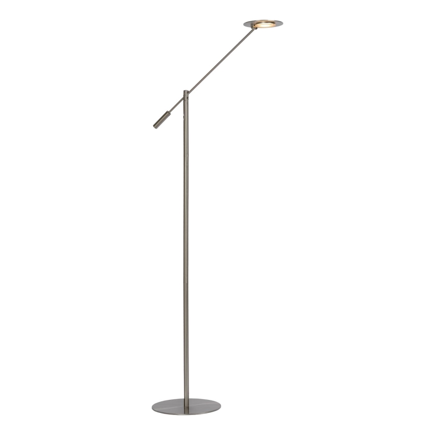 Lucide 19766/09/12 - LED Dimbar golvlampa ANSELMO LED/9W/230V krom