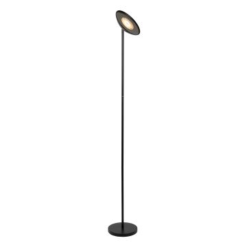 Lucide 19791/20/30 - LED Dimbar golvlampa ZENITH LED/20W/230V svart