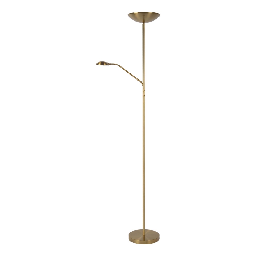 Lucide 19791/24/02 - LED Dimbar golvlampa ZENITH LED/20W + LED/4W/230V guld