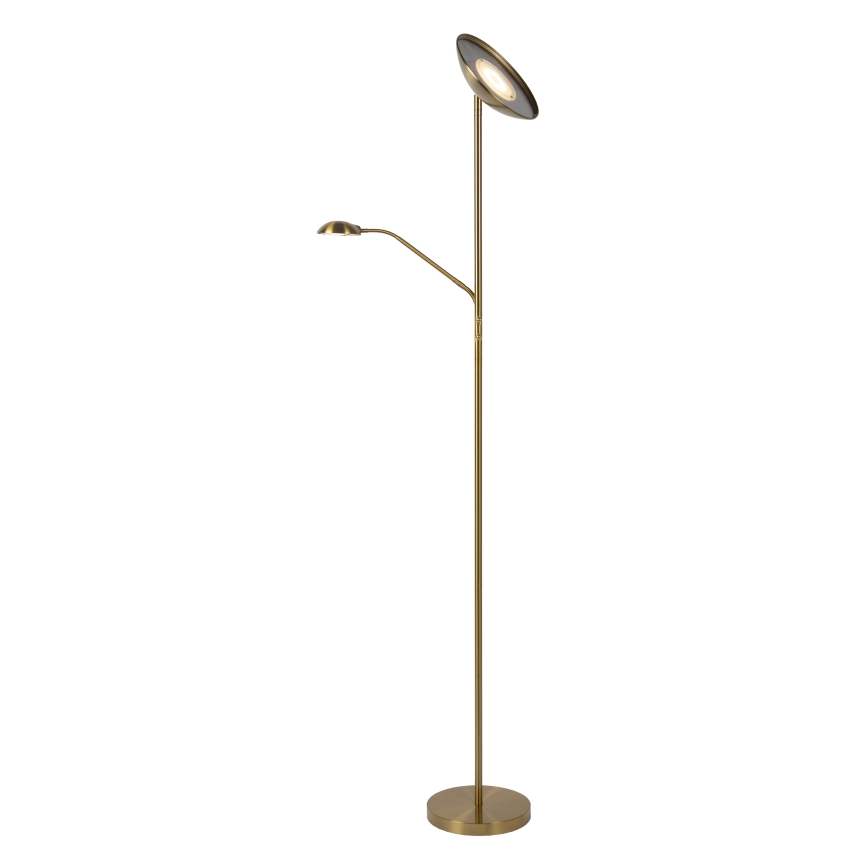 Lucide 19791/24/02 - LED Dimbar golvlampa ZENITH LED/20W + LED/4W/230V guld