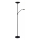 Lucide 19791/24/30 - LED Dimbar golvlampa ZENITH LED/20W + LED/4W/230V svart