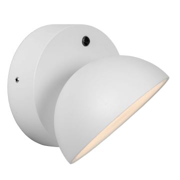 Lucide 22865/12/31 - LED Utomhus vägglampa med sensor FINN LED/12W/230V IP54 vit