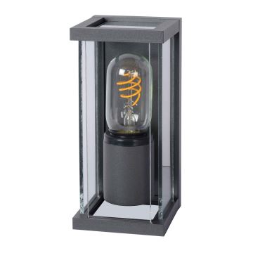 Lucide 27885/01/30 - Vägglampa för utomhusbruk CLAIRE 1xE27/15W/230V IP54 svart