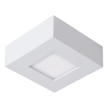 Lucide 28117/11/31 - LED ljusreglerad taklampa till badrum BRICE LED/8W/230V 10,8x10,8 cm IP44 vit