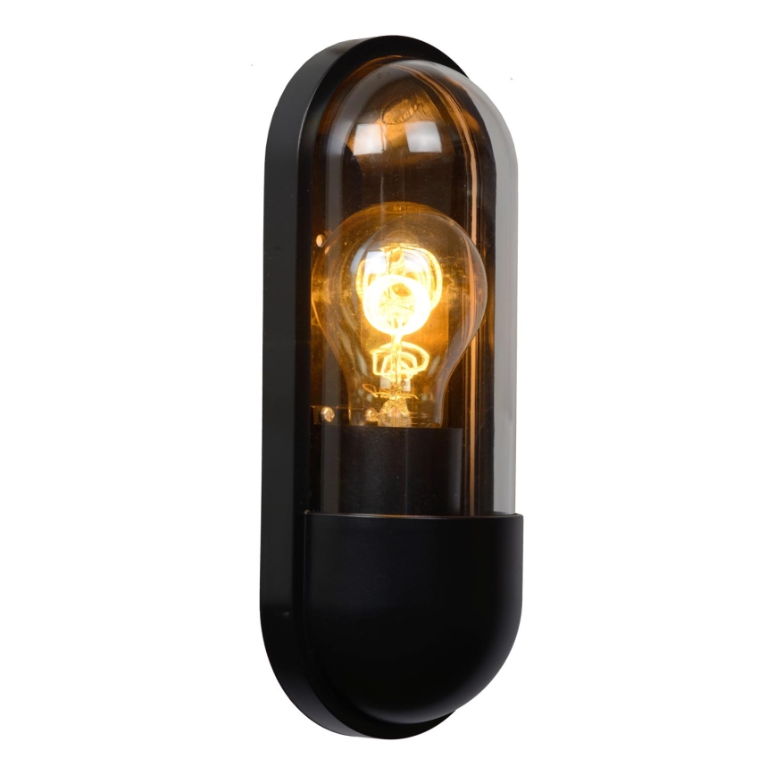 Lucide 29897/01/30 - Vägglampa för utomhusbruk CAPSULE 1xE27/15W/230V IP54