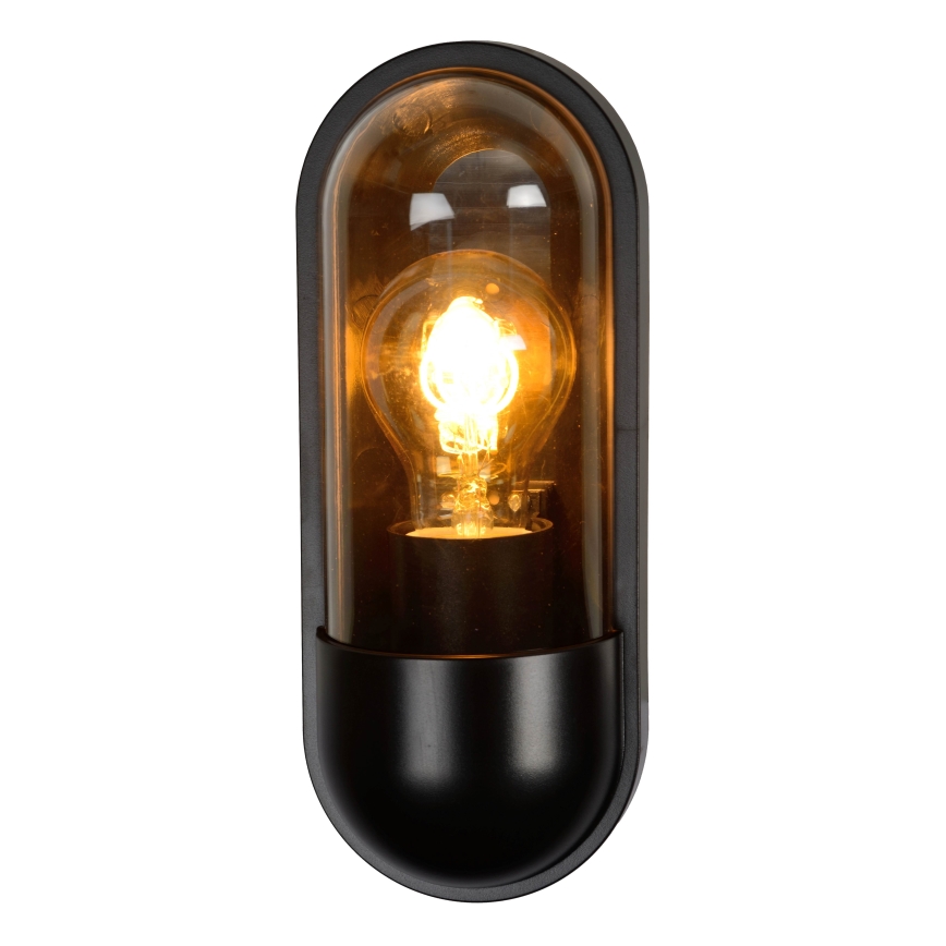 Lucide 29897/01/30 - Vägglampa för utomhusbruk CAPSULE 1xE27/15W/230V IP54