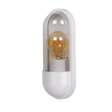 Lucide 29897/01/31 - Vägglampa för utomhusbruk CAPSULE 1xE27/15W/230V IP54