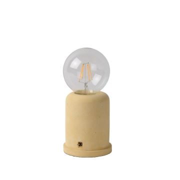 Lucide 34529/01/34 - Bordslampa MABLE 1xE27/60W/230V gul