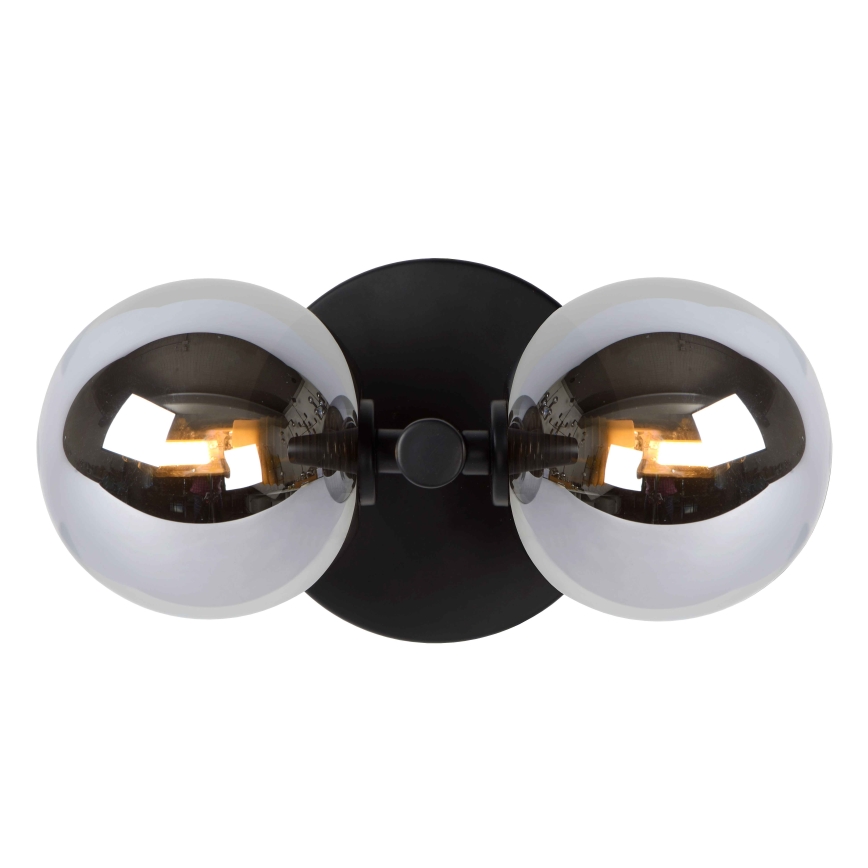 Lucide 45274/02/30 - Vägglampa TYCHO 2xG9/28W/230V svart