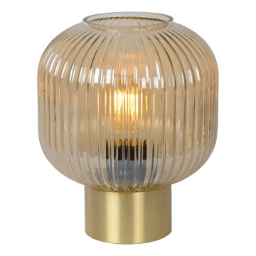 Lucide 45586/20/62 - Bordslampa MALOTO 1xE27/40W/230V beige/guld