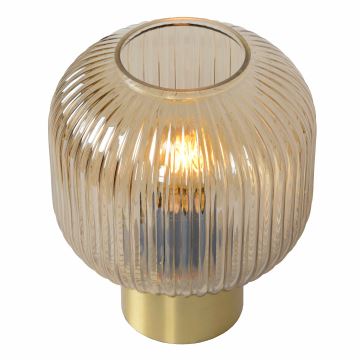 Lucide 45586/20/62 - Bordslampa MALOTO 1xE27/40W/230V beige/guld