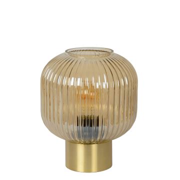 Lucide 45586/20/62 - Bordslampa MALOTO 1xE27/40W/230V beige/guld