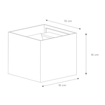 Lucide 69200/06/30 - LED vägglampa för utomhusbruk AXI 2xLED/7W/230V IP54 svart