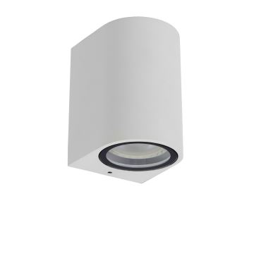 Lucide 69801/01/31 - Vägglampa för utomhusbruk ZARO 1xGU10/35W/230V IP44 vit