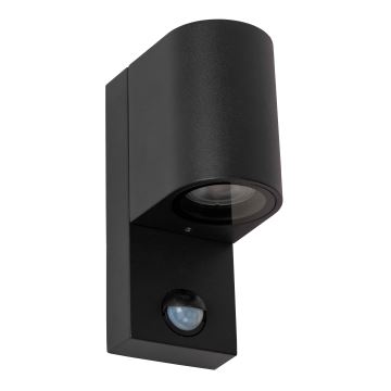 Lucide 69803/01/30 - Utomhuslampa med sensor ZARO 1xGU10/7W/230V IP65 svart