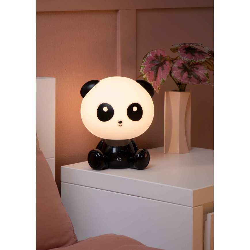 Lucide 71593/03/30 - LED Ljusreglerad beröring children's liten lampa DODO LED/3W/5V panda