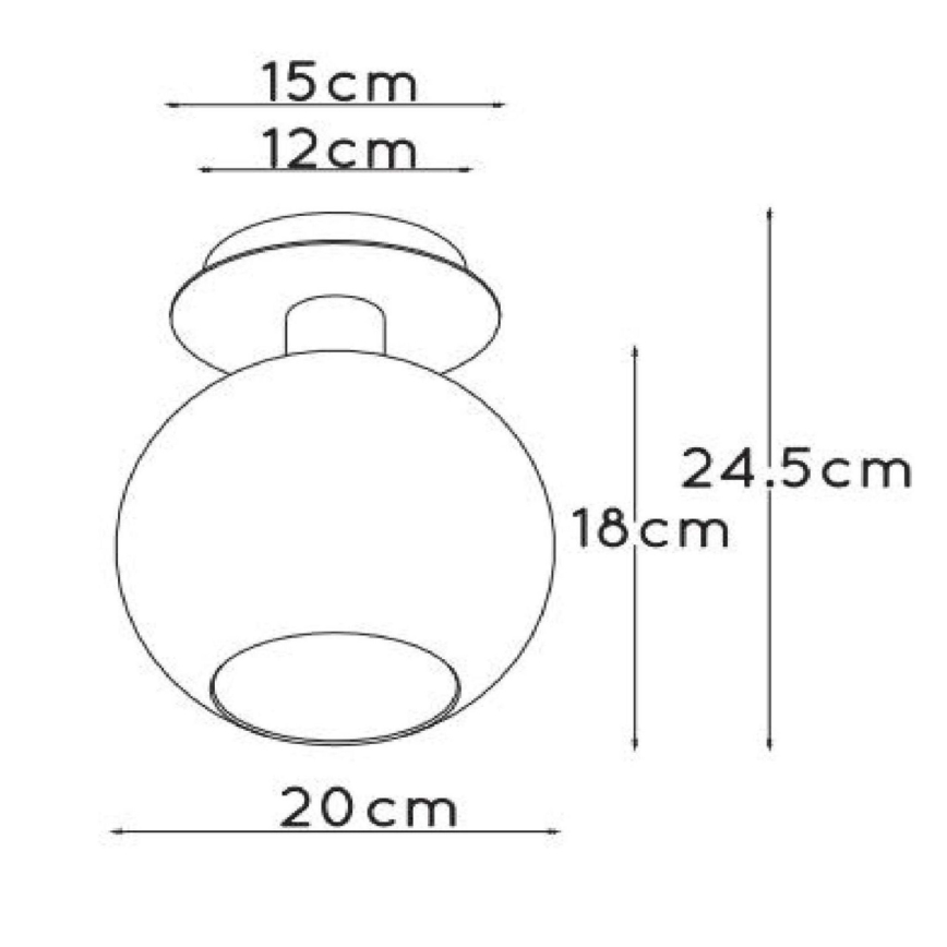 Lucide 74114/01/02 - Taklampa MARIUS 1xE27/40W/230V guld