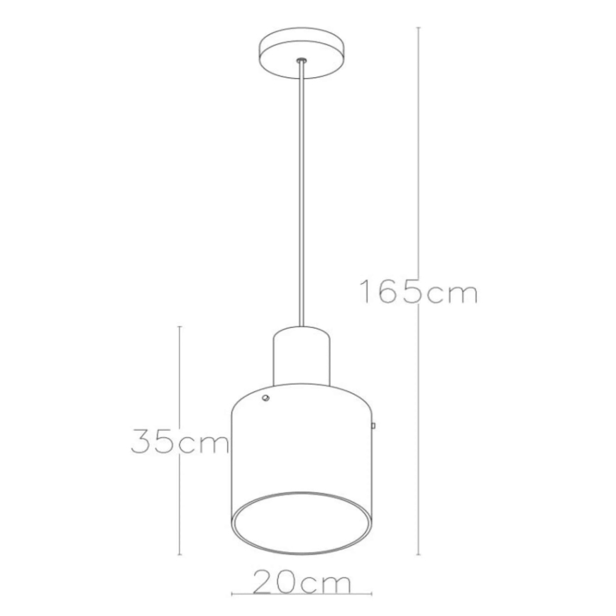 Lucide 74405/01/62 - Ljusskrona med upphängningsrem  TOLEpå 1xE27/40W/230V