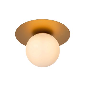 Lucide 79187/01/02 - Taklampa TRICIA 1xE27/15W/230V diameter 25 cm guld