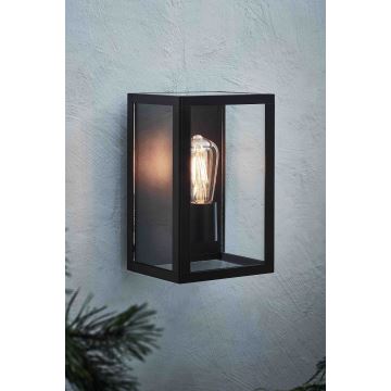 Markslöjd 107113 - Vägglampa för utomhusbruk PELHAM 1xE27/60W/230V IP44 svart