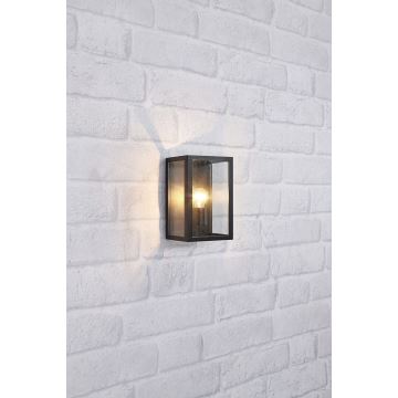 Markslöjd 107113 - Vägglampa för utomhusbruk PELHAM 1xE27/60W/230V IP44 svart