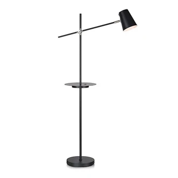 Markslöjd 107307 - Golvlampa med USB LINEAR 1xE14/40W/230V