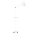 Markslöjd 107308 - Golvlampa med USB LINEAR 1xE14/40W/230V