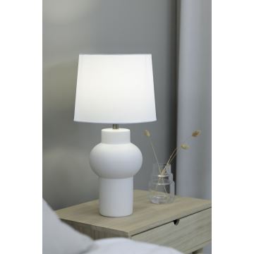 Markslöjd 108450 - Bordslampa SHAPE 1xE27/40W/230V vit