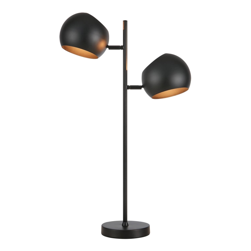 Markslöjd 108691 - Golvlampa EDGAR 2xE14/40W/230V svart