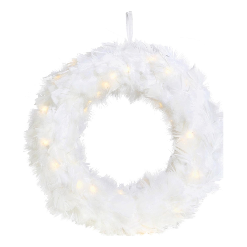 Markslöjd 705290 - LED Julkrans FEATHER LED/1,2W/3xAA diameter 35 cm