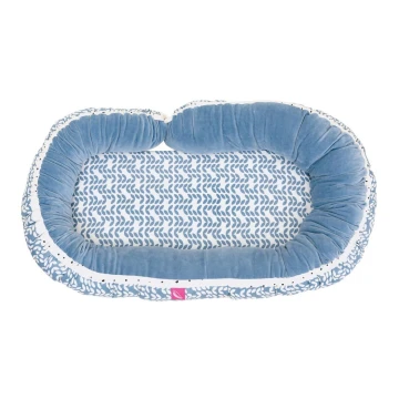 MOTHERHOOD  - Nest och pillow för baby JUNIOR$12i1 blå
