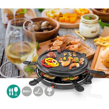 Raclette grill med tillbehör 800W/230V