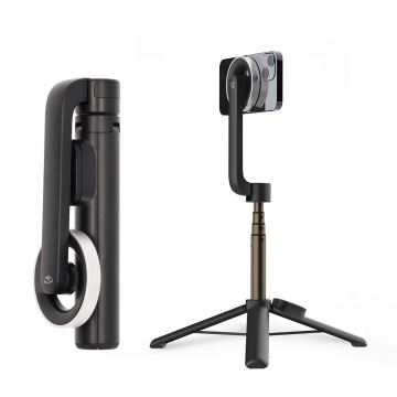 Magnetisk vikbar selfiestick 2i1 med stativ + fjärrkontroll