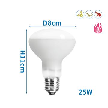 Nobleza - UVA Glödlampa för terrarier E27/25W/230V IP54