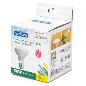 Nobleza - UVA Glödlampa för terrarier E27/50W/230V IP54