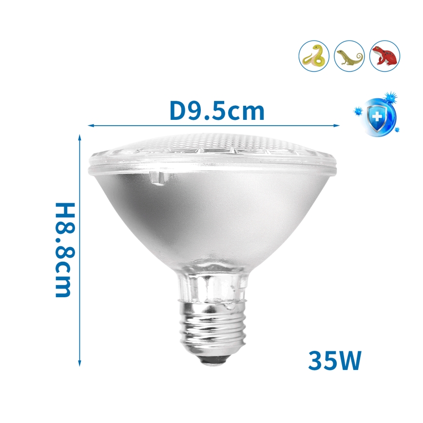 Nobleza - UVB Glödlampa för terrarier E27/35W/230V IP54