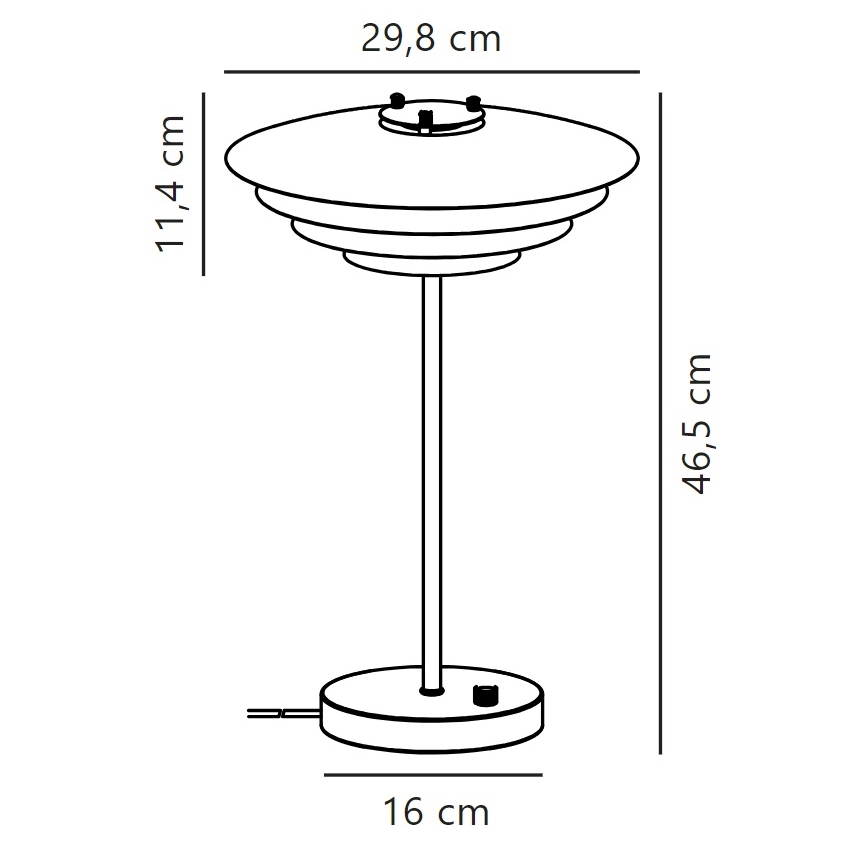 Nordlux - Bordslampa BRETAGNE 1xG9/25W/230V antracit