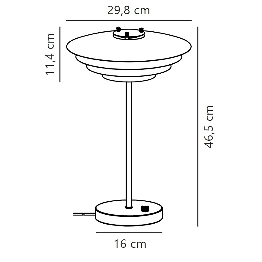 Nordlux - Bordslampa BRETAGNE 1xG9/25W/230V vit