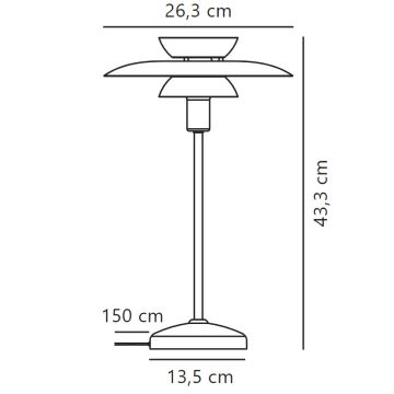 Nordlux - Bordslampa CARMEN 1xE14/25W/230V svart