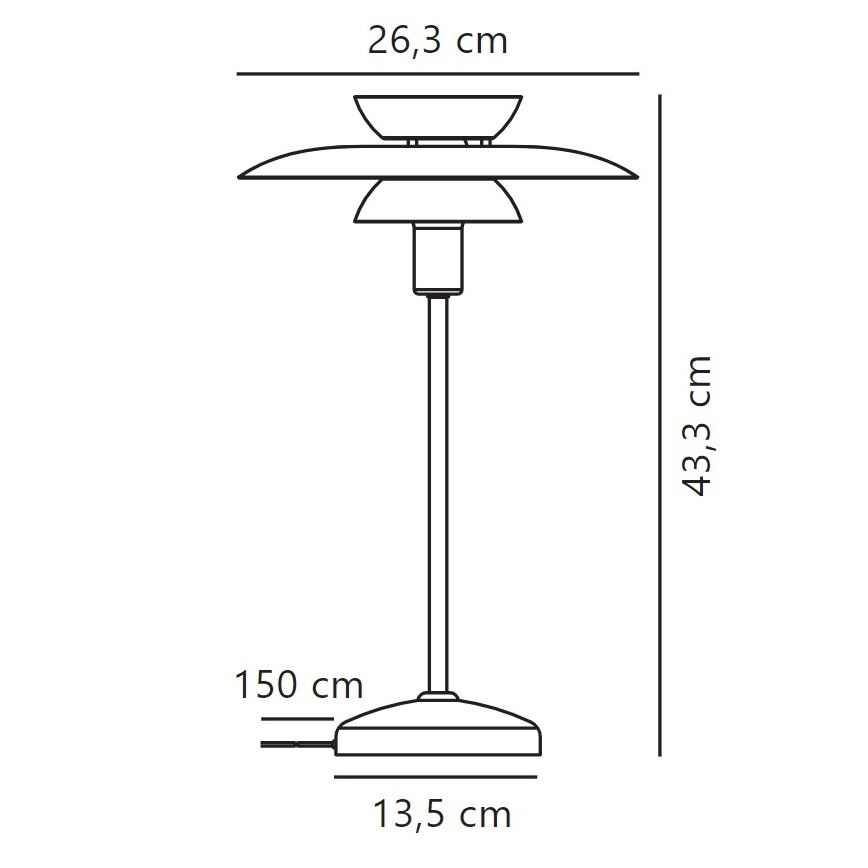 Nordlux - Bordslampa CARMEN 1xE14/25W/230V svart