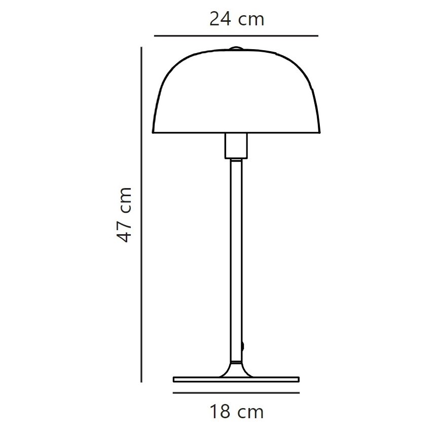 Nordlux - Bordslampa CERA 1xE14/40W/230V guld