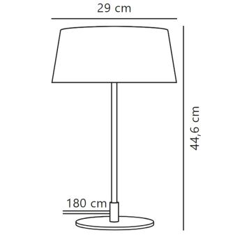 Nordlux - Bordslampa CLASI 3xE14/10W/230V