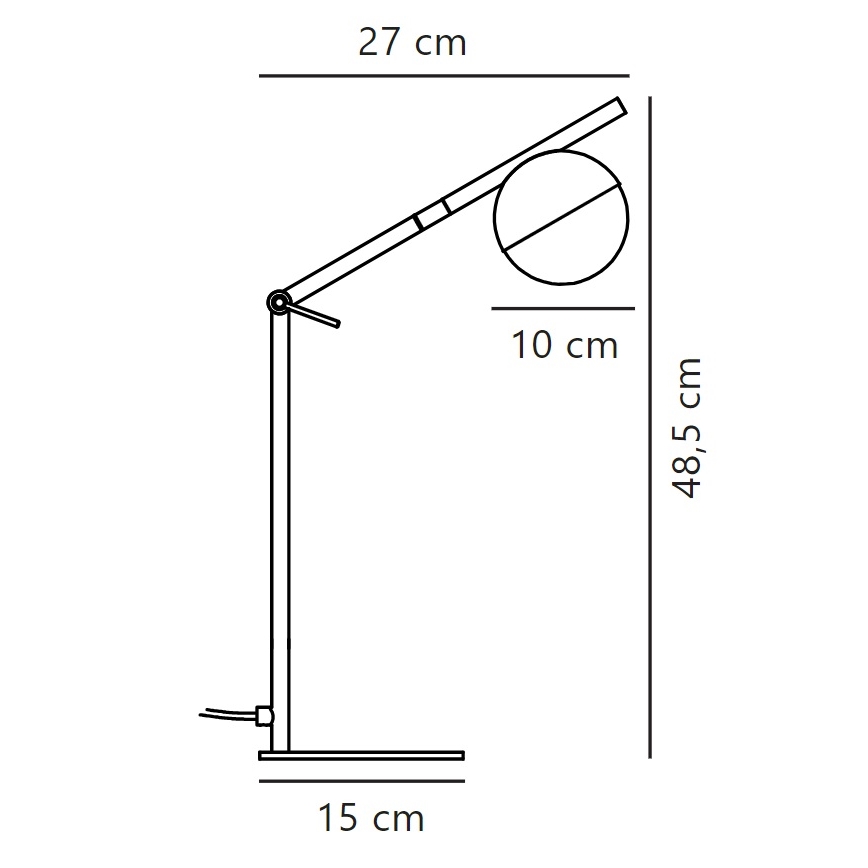 Nordlux - Bordslampa CONTINA 1xG9/5W/230V mässing