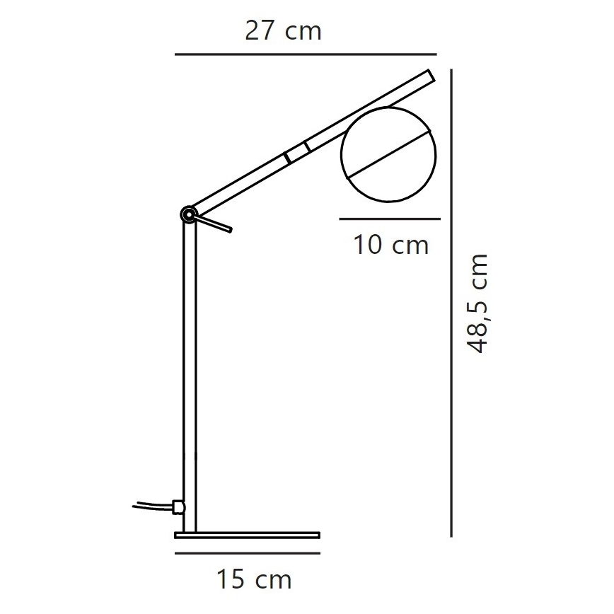 Nordlux - Bordslampa CONTINA 1xG9/5W/230V svart