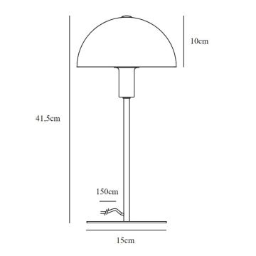 Nordlux - Bordslampa ELLEN 1xE14/40W/230V