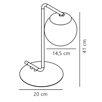 Nordlux - Bordslampa GRANT 1xE14/40W/230V guld