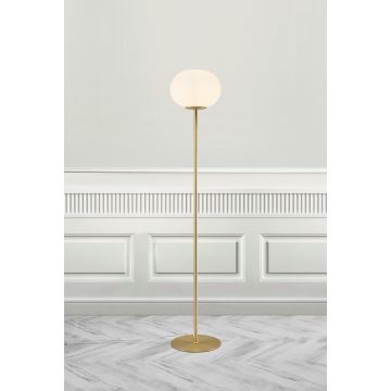 Nordlux - Golvlampa ALTON 1xE27/25W/230V guld