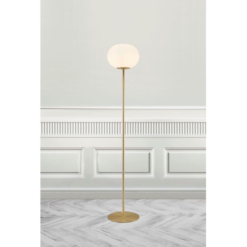 Nordlux - Golvlampa ALTON 1xE27/25W/230V guld